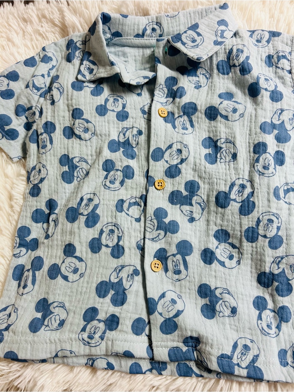 18m NEW DISNEY MICKEY MOUSE COTTON SHORT SLEEVE TODDLER‎ SHIRT